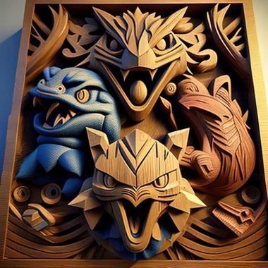 3D модель One Team Two Team Red Team Blue Team The Final Conte (STL)